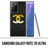 Samsung Galaxy Note 20 Ultra Case - Chanel Logo Leather
