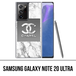 Coque Samsung Galaxy Note 20 Ultra - Chanel Marbre Blanc