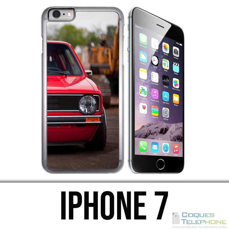 Coque iPhone 7 - Vw Golf Vintage