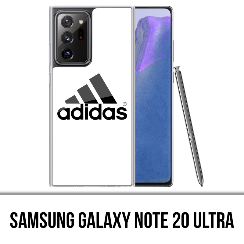 Custodia per Samsung Galaxy Note 20 Ultra - Logo Adidas bianco