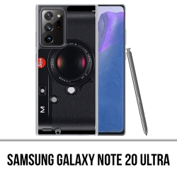 Samsung Galaxy Note 20 Ultra Case - Vintage Kamera Schwarz