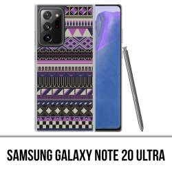 Samsung Galaxy Note 20 Ultra Case - Lila Azteken