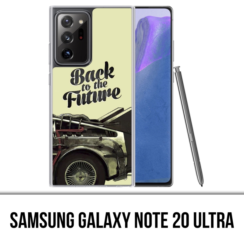 Coque Samsung Galaxy Note 20 Ultra - Back To The Future Delorean 2