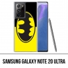 Coque Samsung Galaxy Note 20 Ultra - Batman Logo Classic Jaune Noir