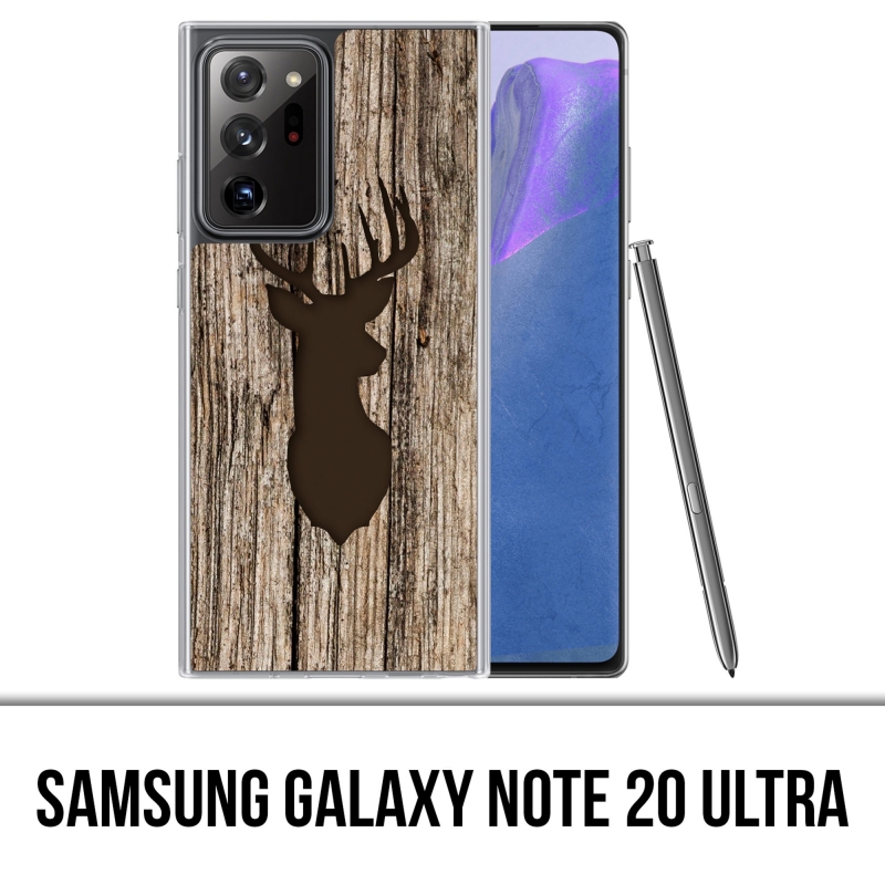 Coque Samsung Galaxy Note 20 Ultra - Cerf Bois