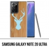 Coque Samsung Galaxy Note 20 Ultra - Cerf Bois Oiseau