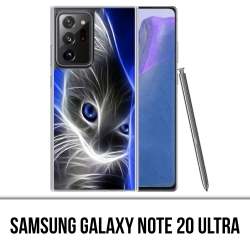 Funda Samsung Galaxy Note 20 Ultra - Ojos azules de gato