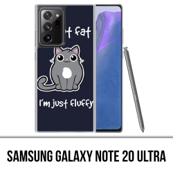 Samsung Galaxy Note 20 Ultra Case - Chat Not Fat Just Fluffy