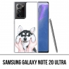 Funda Samsung Galaxy Note 20 Ultra - Perro Husky Cheek
