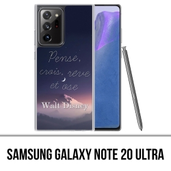 Custodia per Samsung Galaxy Note 20 Ultra - Disney Quote Think Believe