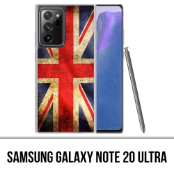 Custodia per Samsung Galaxy Note 20 Ultra - Bandiera del Regno Unito vintage