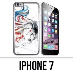 Coque iPhone 7 - Wonder Woman Art Design