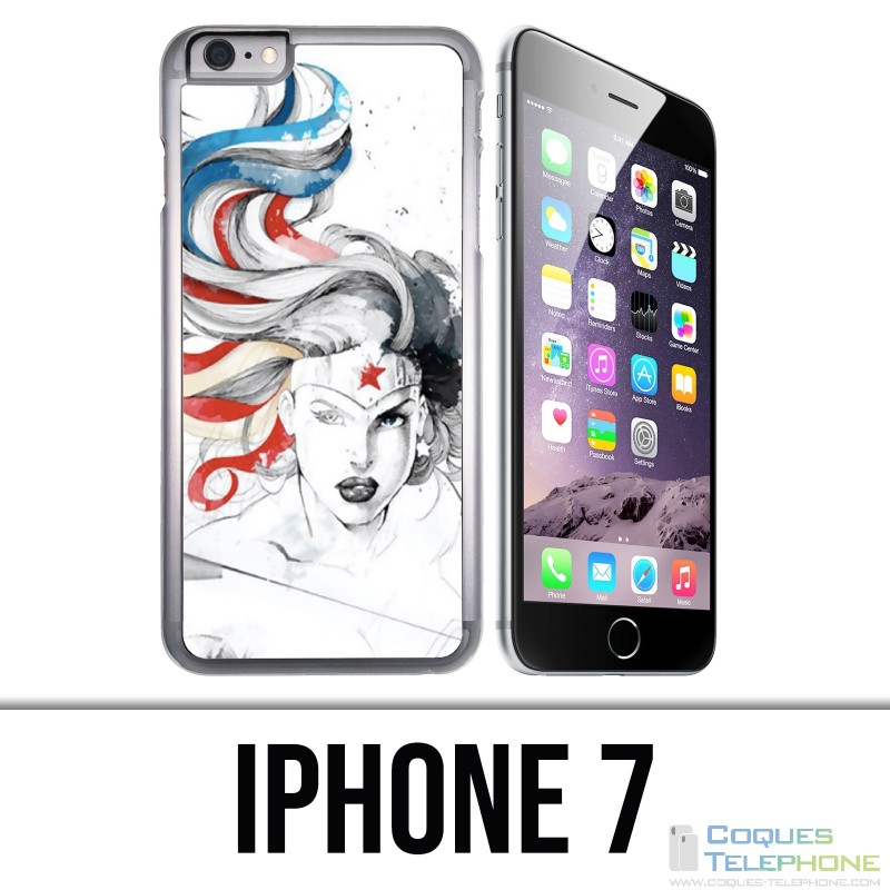 Coque iPhone 7 - Wonder Woman Art Design