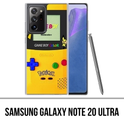 Coque Samsung Galaxy Note 20 Ultra - Game Boy Color Pikachu Jaune Pokémon