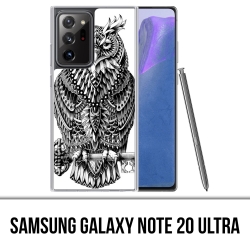 Coque Samsung Galaxy Note 20 Ultra - Hibou Azteque