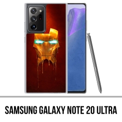 Custodia per Samsung Galaxy Note 20 Ultra - Iron Man Gold