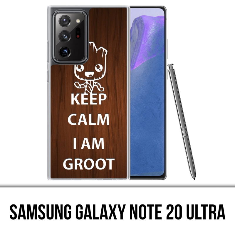 Samsung Galaxy Note 20 Ultra case - Keep Calm Groot