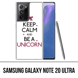 Coque Samsung Galaxy Note 20 Ultra - Keep Calm Unicorn Licorne