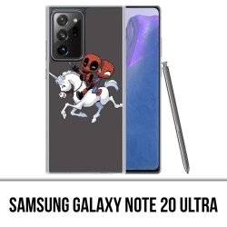 Coque Samsung Galaxy Note 20 Ultra - Licorne Deadpool Spiderman