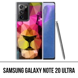 Coque Samsung Galaxy Note 20 Ultra - Lion Geometrique