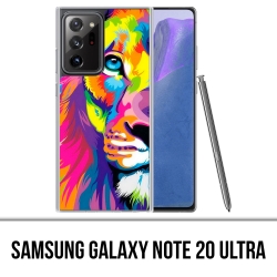 Coque Samsung Galaxy Note 20 Ultra - Lion Multicolore