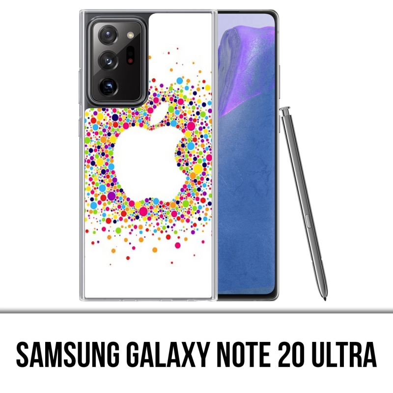 Custodia per Samsung Galaxy Note 20 Ultra - Logo Apple multicolore