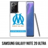 Samsung Galaxy Note 20 Ultra Case - Om Marseille Logo Weiß