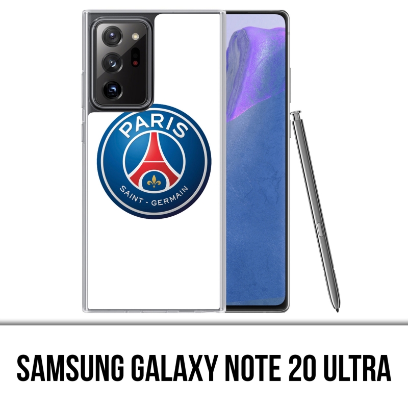Funda Samsung Galaxy Note 20 Ultra - Logotipo Psg Fondo Blanco