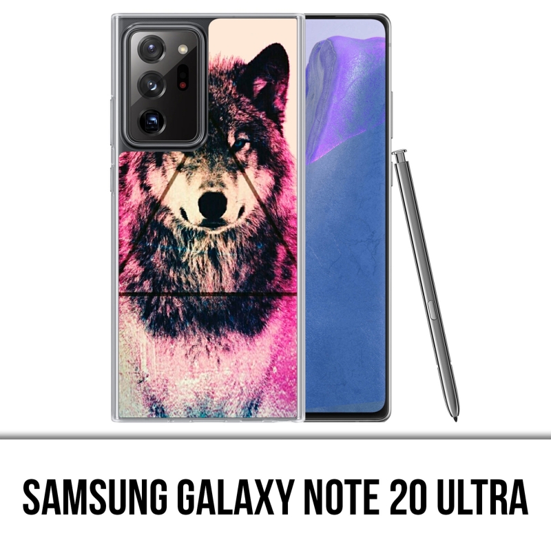 Coque Samsung Galaxy Note 20 Ultra - Loup Triangle
