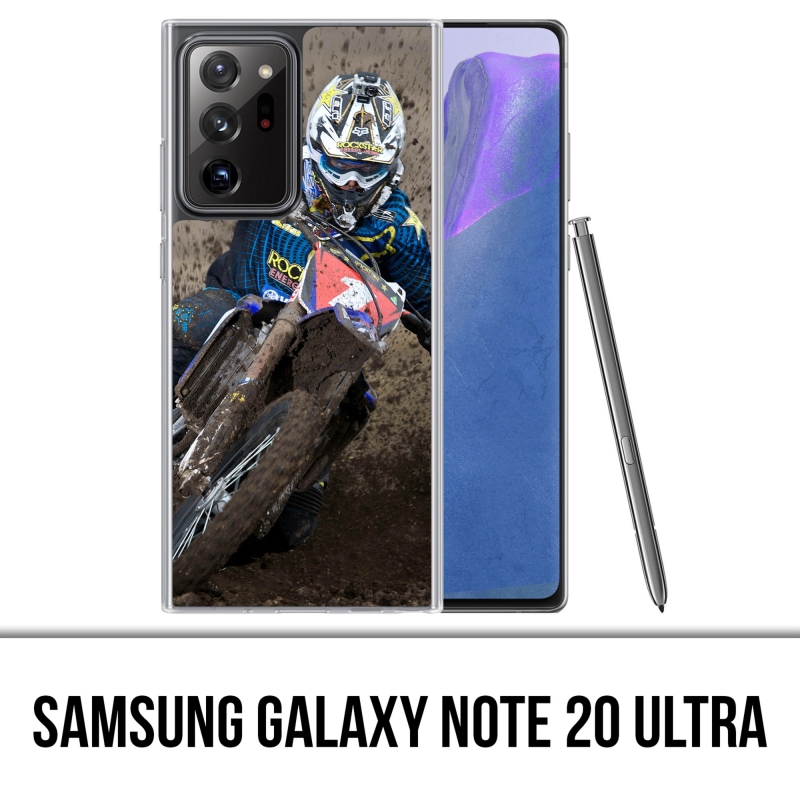 Coque Samsung Galaxy Note 20 Ultra - Motocross Boue