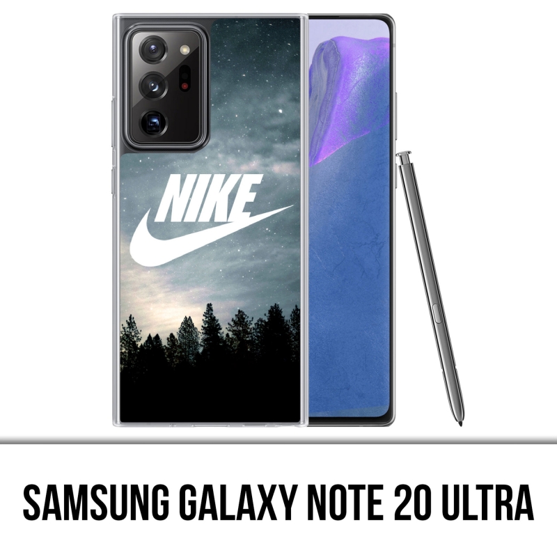 Custodia per Samsung Galaxy Note 20 Ultra - Nike Logo Wood