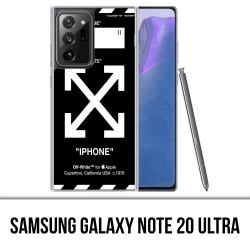 Funda Samsung Galaxy Note 20 Ultra - Blanco roto Negro