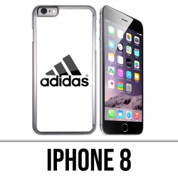 Custodia per iPhone 8 - Logo Adidas bianco