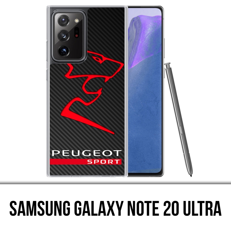 Custodia per Samsung Galaxy Note 20 Ultra - Logo Peugeot Sport