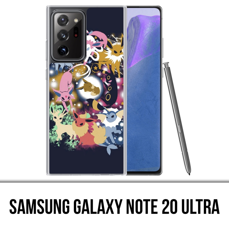 Funda Samsung Galaxy Note 20 Ultra - Pokémon Eevee Evolutions