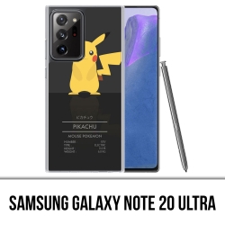 Samsung Galaxy Note 20 Ultra Case - Pokémon Pikachu Id Card