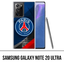 Custodia per Samsung Galaxy Note 20 Ultra - Psg Logo in metallo cromato