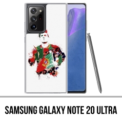 Funda Samsung Galaxy Note 20 Ultra - Ronaldo Football Splash