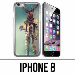 Custodia per iPhone 8 - Cervo animale astronauta