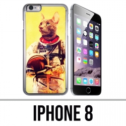 Coque iPhone 8 - Animal Astronaute Chat