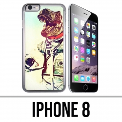 Custodia per iPhone 8 - Dinosauro animale astronauta