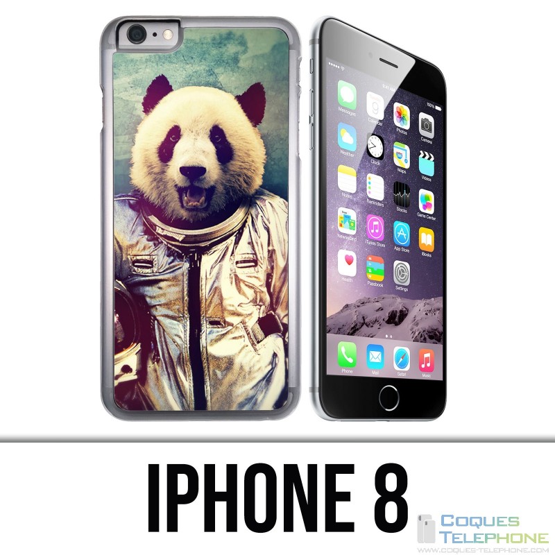 Coque iPhone 8 - Animal Astronaute Panda