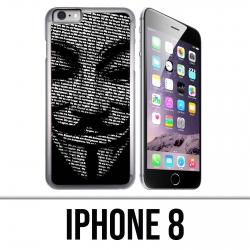 Coque iPhone 8 - Anonymous 3D