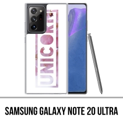 Samsung Galaxy Note 20 Ultra Case - Einhorn Blumen Einhorn