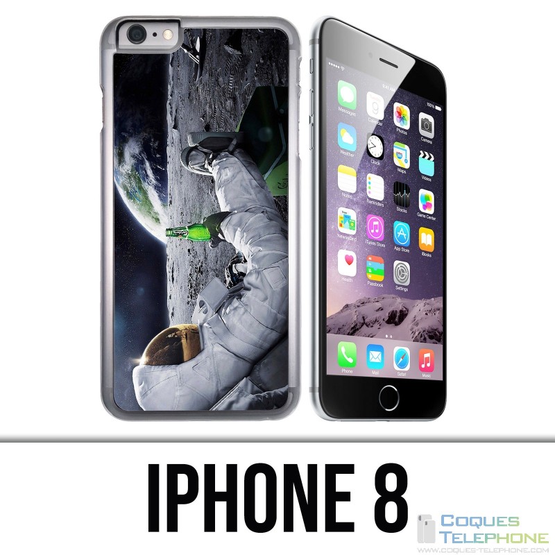 Coque iPhone 8 - Astronaute Bière