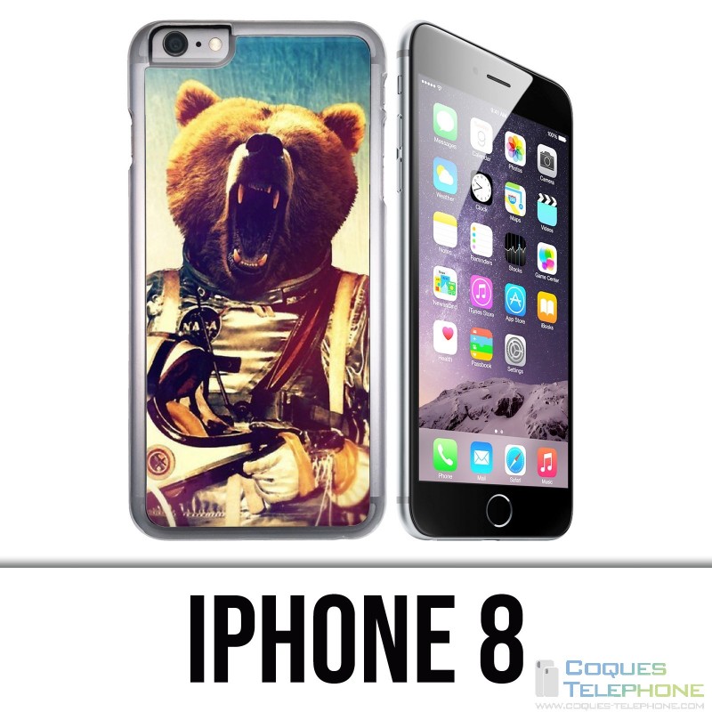 Coque iPhone 8 - Astronaute Ours
