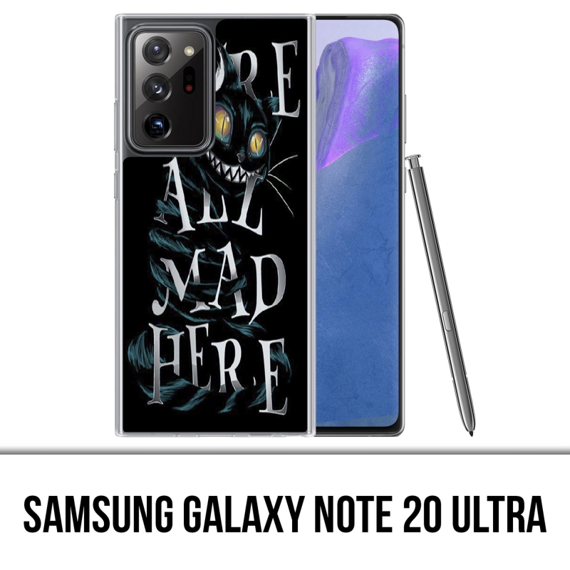 Custodia per Samsung Galaxy Note 20 Ultra - Were All Mad Here Alice In Wonderland