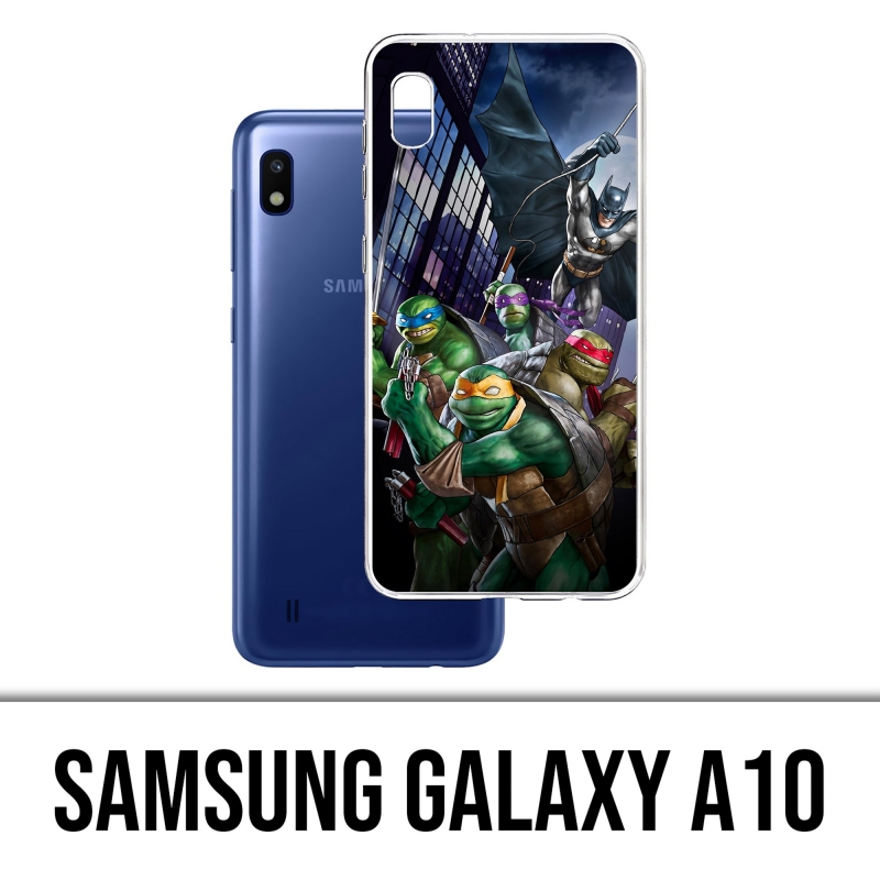 Custodia per Samsung Galaxy A10 - Batman Vs Teenage Mutant Ninja Turtles
