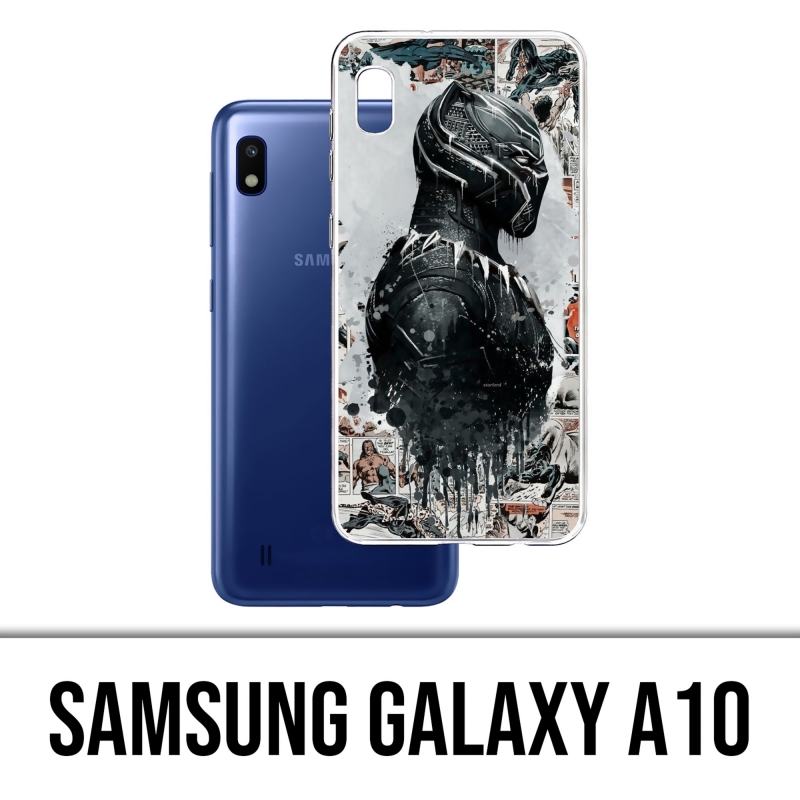 Coque Samsung Galaxy A10 - Black Panther Comics Splash