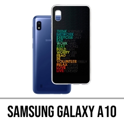 Samsung Galaxy A10 Case - Tägliche Motivation